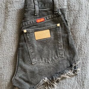 Wrangler cut offs, high waisted shorts